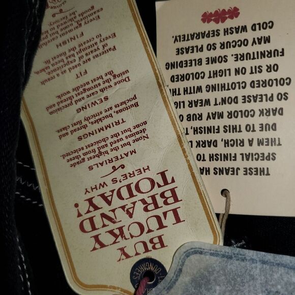 Lucky Brand Lil Maggie Botton Fly Size 12/31 NWT - Picture 3 of 9